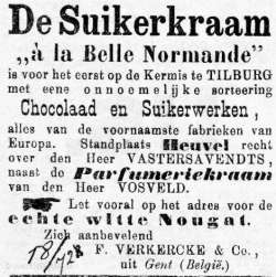 stichting Kermis Cultuur: krantenartikel - 1894 1894, Kermis, Tilburg, Tilburgse kermis
