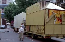 1997 Opbouw: collectie H. van Oers 1997, Kermis, Opbouw, Tilburg, Tilburgse kermis