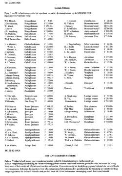 stichting Kermis Cultuur: krantenartikel - 1913 1913, Kermis, Tilburg, Tilburgse kermis, krant, skc