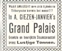stichting Kermis Cultuur: krantenartikel - 1920 1920, Kermis, Tilburg, Tilburgse kermis, krant, skc