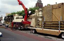 1997 Opbouw: collectie H. van Oers 1997, Kermis, Opbouw, Tilburg, Tilburgse kermis