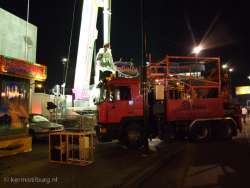 2011, Kermis, Tilburg, Tilburgse kermis, afbouw