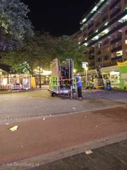 2011, Kermis, Tilburg, Tilburgse kermis, afbouw