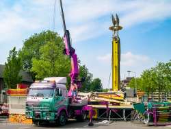 2003, Kermis, Tilburg, Tilburgse kermis, bouwen