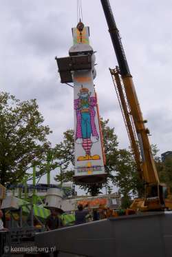 2002, Kermis, Tilburg, Tilburgse kermis, bouwen