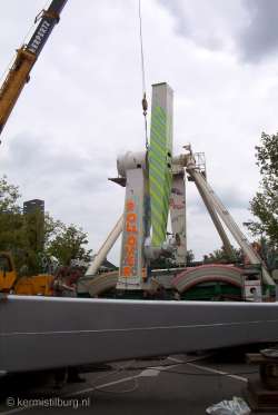 2002, Kermis, Tilburg, Tilburgse kermis, bouwen