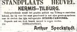 1905, Kermis, Tilburg, Tilburgse kermis, krant
