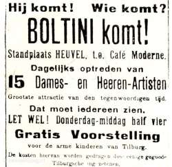 1925, Kermis, Tilburg, Tilburgse kermis
