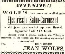 stichting Kermis Cultuur: krantenartikel - 1904 1904, Kermis, Tilburg, Tilburgse kermis, krant