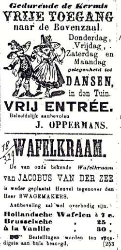 stichting Kermis Cultuur: krantenartikel - 1895 1895, Kermis, Tilburg, Tilburgse kermis
