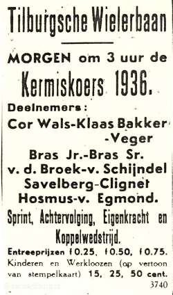 1936, Kermis, Tilburg, Tilburgse kermis