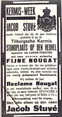 1925, Kermis, Tilburg, Tilburgse kermis