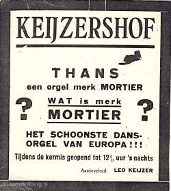 1925, Kermis, Tilburg, Tilburgse kermis