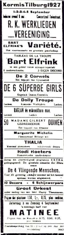 1927: Collectie Stichting Kermis Cultuur 1927, Kermis, Tilburg, Tilburgse kermis, skc