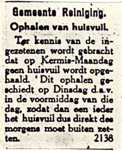 Stichting Kermis Cultuur: Krantenartikel Tilburg - 1939 1939, Kermis, Tilburg, Tilburgse kermis, krant