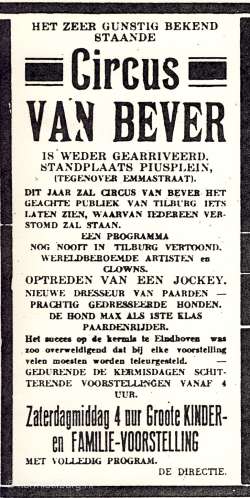 Stichting Kermis Cultuur: Krantenartikel Tilburg - 1932 1932, Kermis, Tilburg, Tilburgse kermis
