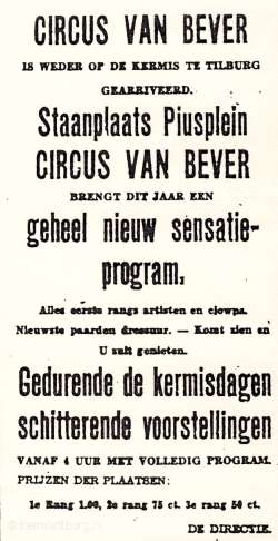 Stichting Kermis Cultuur: Krantenartikel Tilburg - 1931 1931, Kermis, Tilburg, Tilburgse kermis, krant, skc