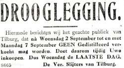 1925, Kermis, Tilburg, Tilburgse kermis