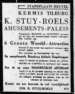 1946: collectie M. van Gisbergen 1946, Kermis, Tilburg, Tilburgse kermis, krant