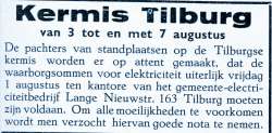 1958, Kermis, Tilburg