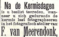 stichting Kermis Cultuur: krantenartikel - 1913 1913, Kermis, Tilburg, Tilburgse kermis, krant, skc