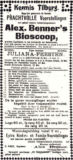 stichting Kermis Cultuur: krantenartikel - 1910 1910, Kermis, Tilburg, Tilburgse kermis, krant, skc