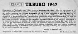 1947: collectie M. van Gisbergen 1947, Kermis, Tilburg, Tilburgse kermis