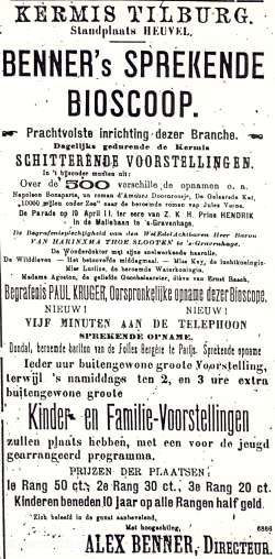 stichting Kermis Cultuur: krantenartikel - 1904 1904, Kermis, Tilburg, Tilburgse kermis, krant