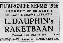 1946: collectie M. van Gisbergen 1946, Kermis, Tilburg, Tilburgse kermis, krant