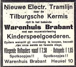 1925, Kermis, Tilburg, Tilburgse kermis