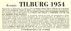 1954: collectie M. van Gisbergen 1954, Kermis, Tilburg