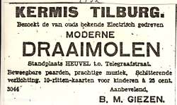 Stichting Kermis Cultuur: Krantenartikel Tilburg - 1932 1932, Kermis, Tilburg, Tilburgse kermis
