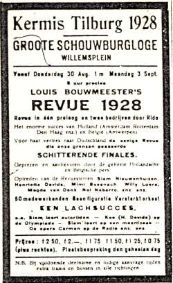 stichting Kermis Cultuur: Krantenartikel Tilburg - 1928 1928, Kermis, Tilburg, Tilburgse kermis, skc