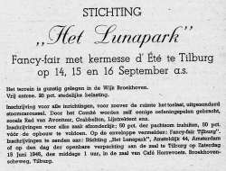 1946: collectie M. van Gisbergen 1946, Kermis, Tilburg, Tilburgse kermis, krant