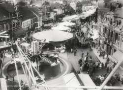 1962: Collectie M. van Gisbergen 1962, Kermis, Tilburg, Tilburgse kermis, skc